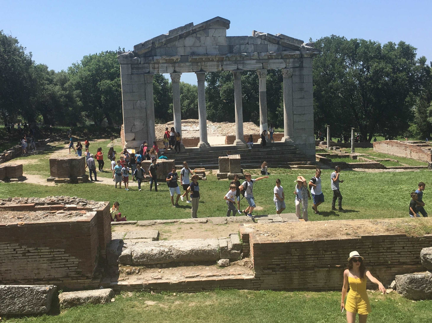 Apollonia Ruins Tour & Albanica Cantina Wine Tasting, with Car & Driver included.