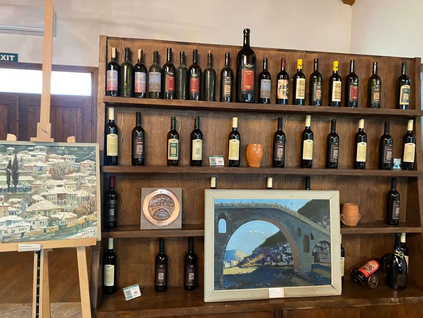 Berat Castle Tour & Çobo Cantina Wine Tasting, with Car & Driver included.