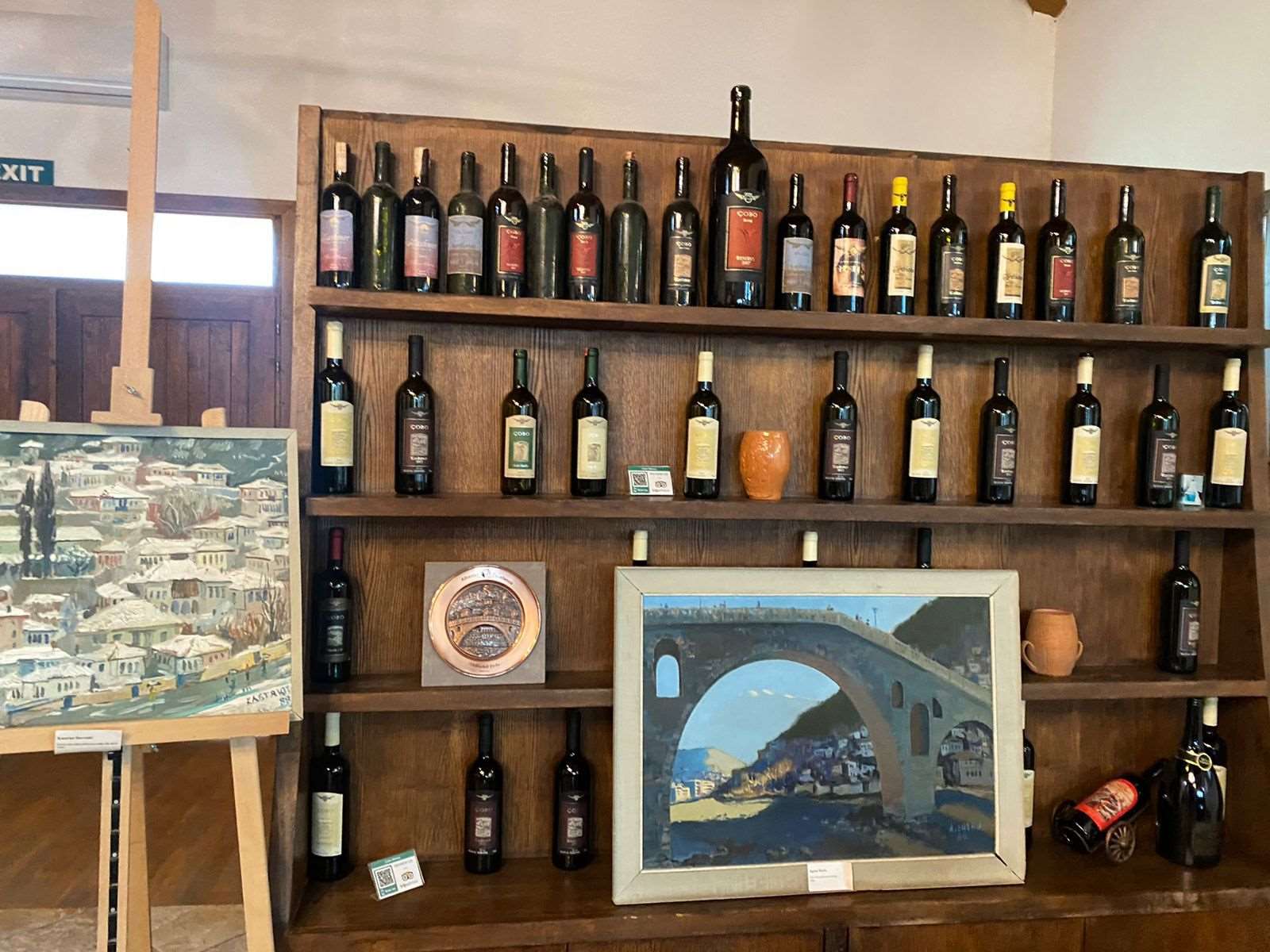 Berat Castle Tour & Çobo Cantina Wine Tasting, with Car & Driver included.