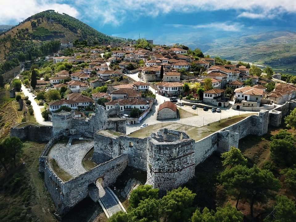 Berat Castle Tour & Çobo Cantina Wine Tasting, with Car & Driver included.