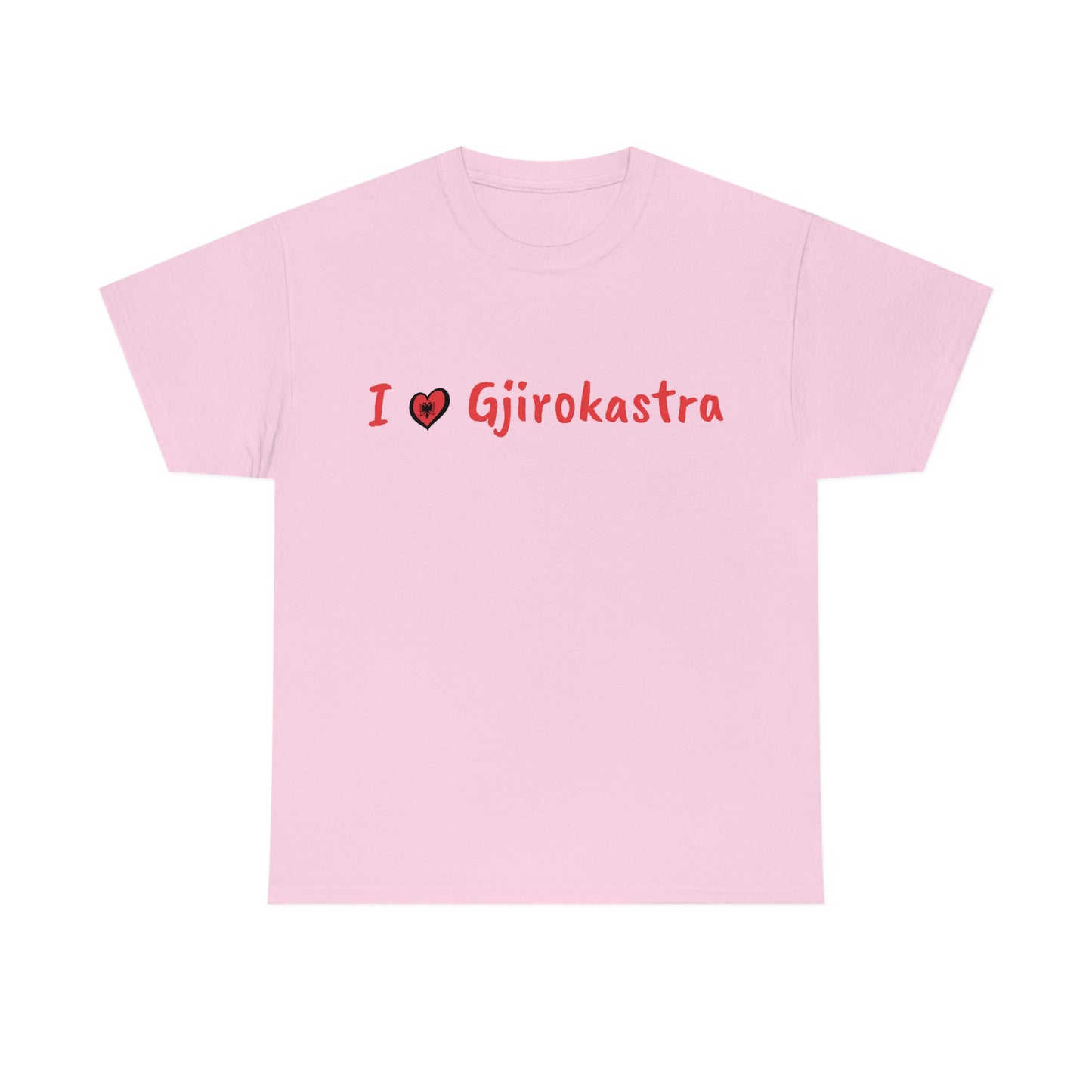 I Love Gjirokastra Cotton T-Shirt for Women/Men