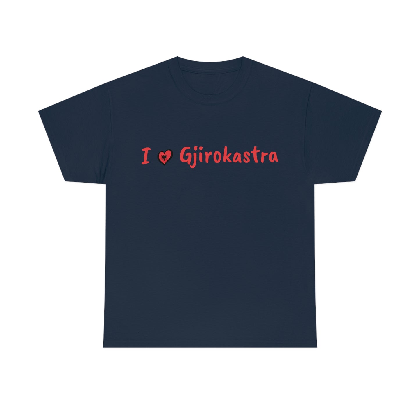 I Love Gjirokastra Cotton T-Shirt for Women/Men