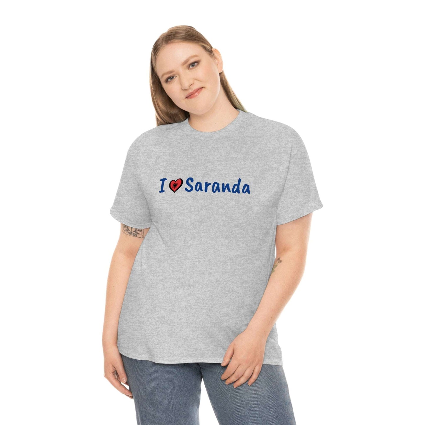 I Love Saranda Cotton T-Shirt for Women/Men
