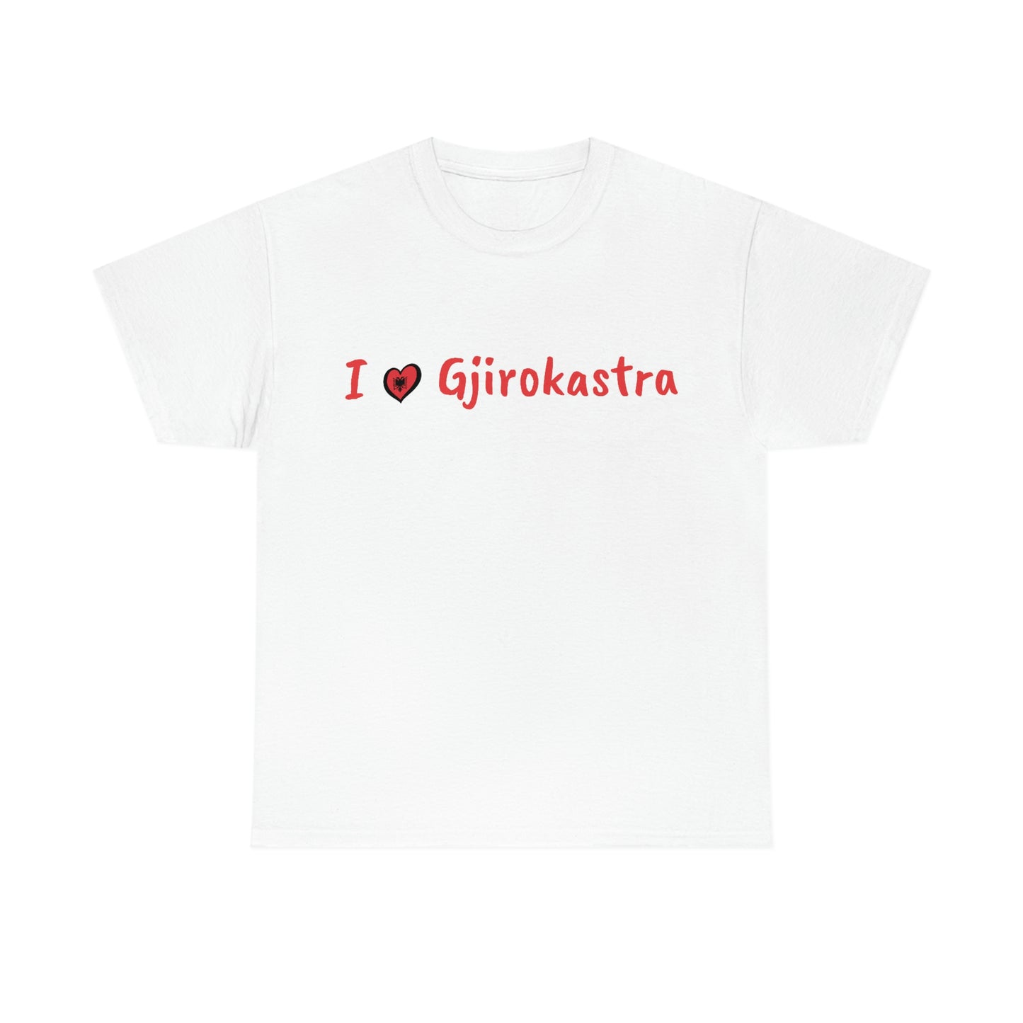 I Love Gjirokastra Cotton T-Shirt for Women/Men