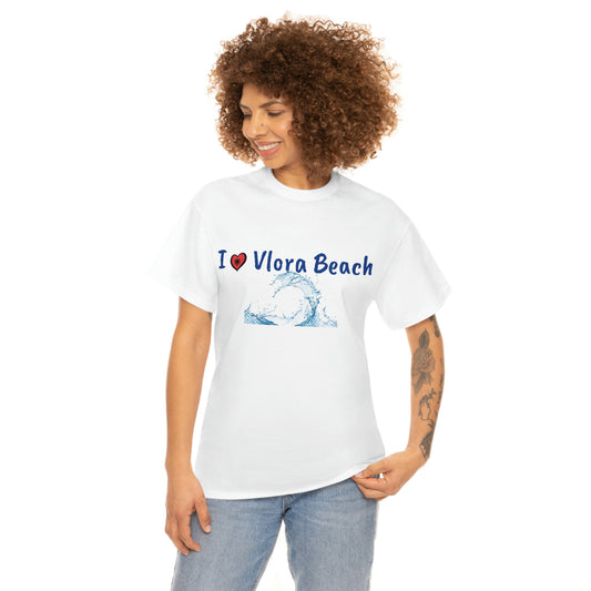 I Love Vlora Cotton T-Shirt for Women/Men
