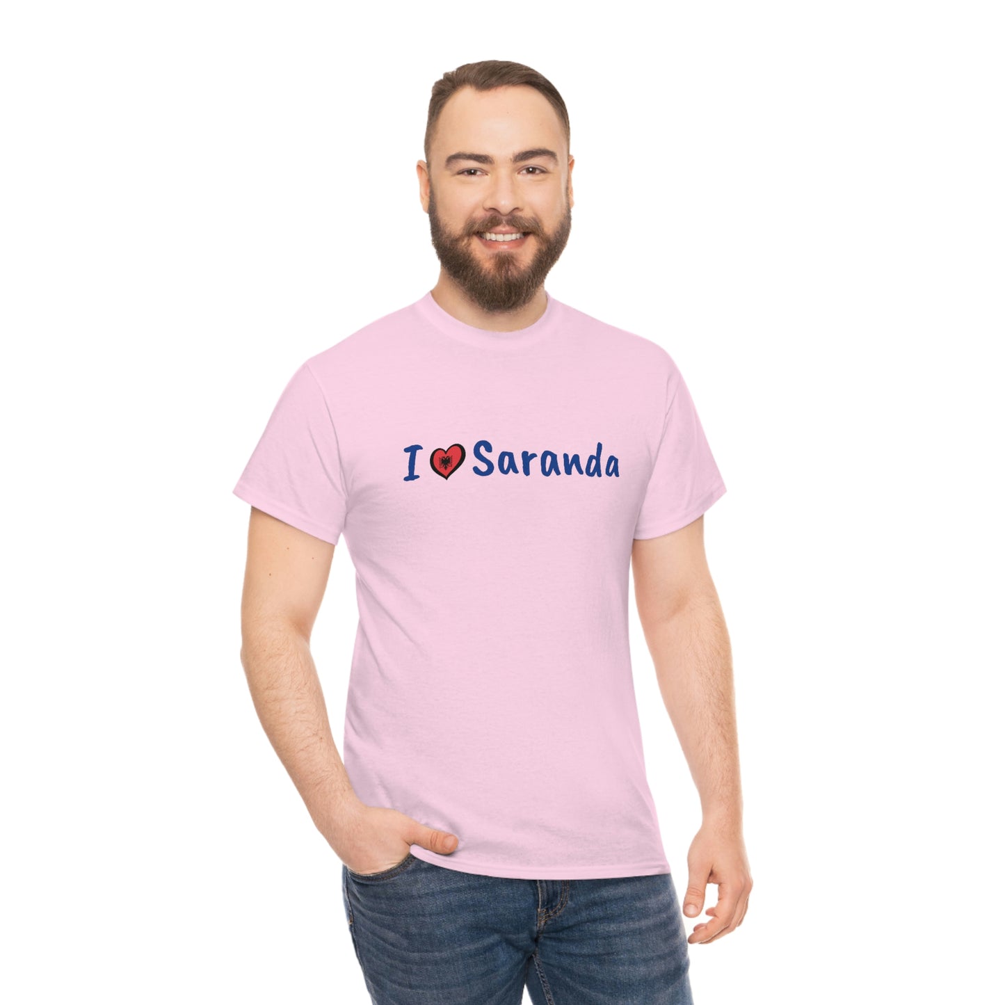 J'aime Saranda T-shirt en coton pour femmes/hommes