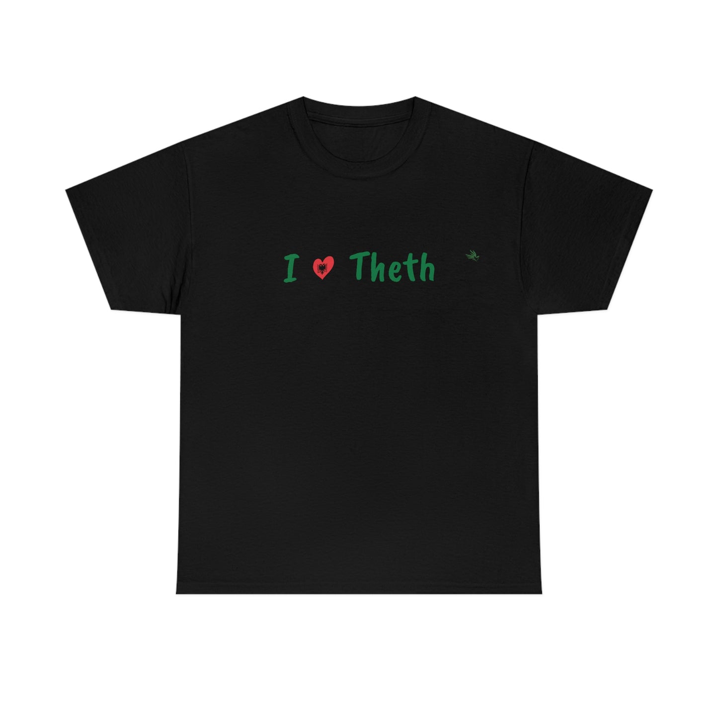 I Love Theth, Cotton T-Shirt for Women/Men