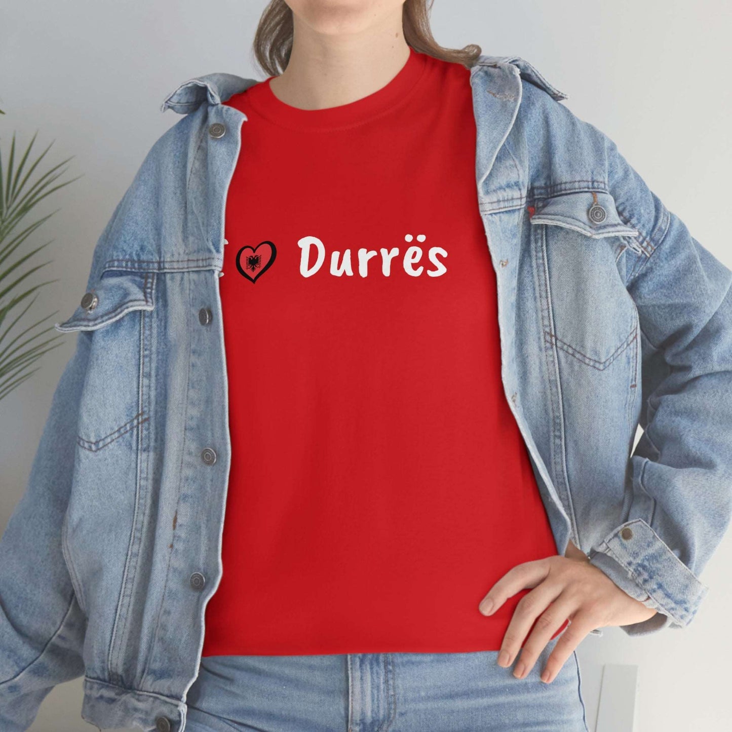 I Love Durres Cotton T-Shirt for Women/Men