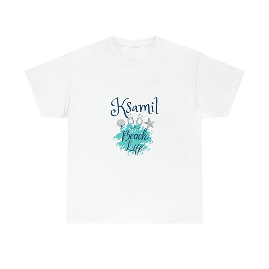 I Love Beach Life Ksamil Women/Men Cotton T-Shirt