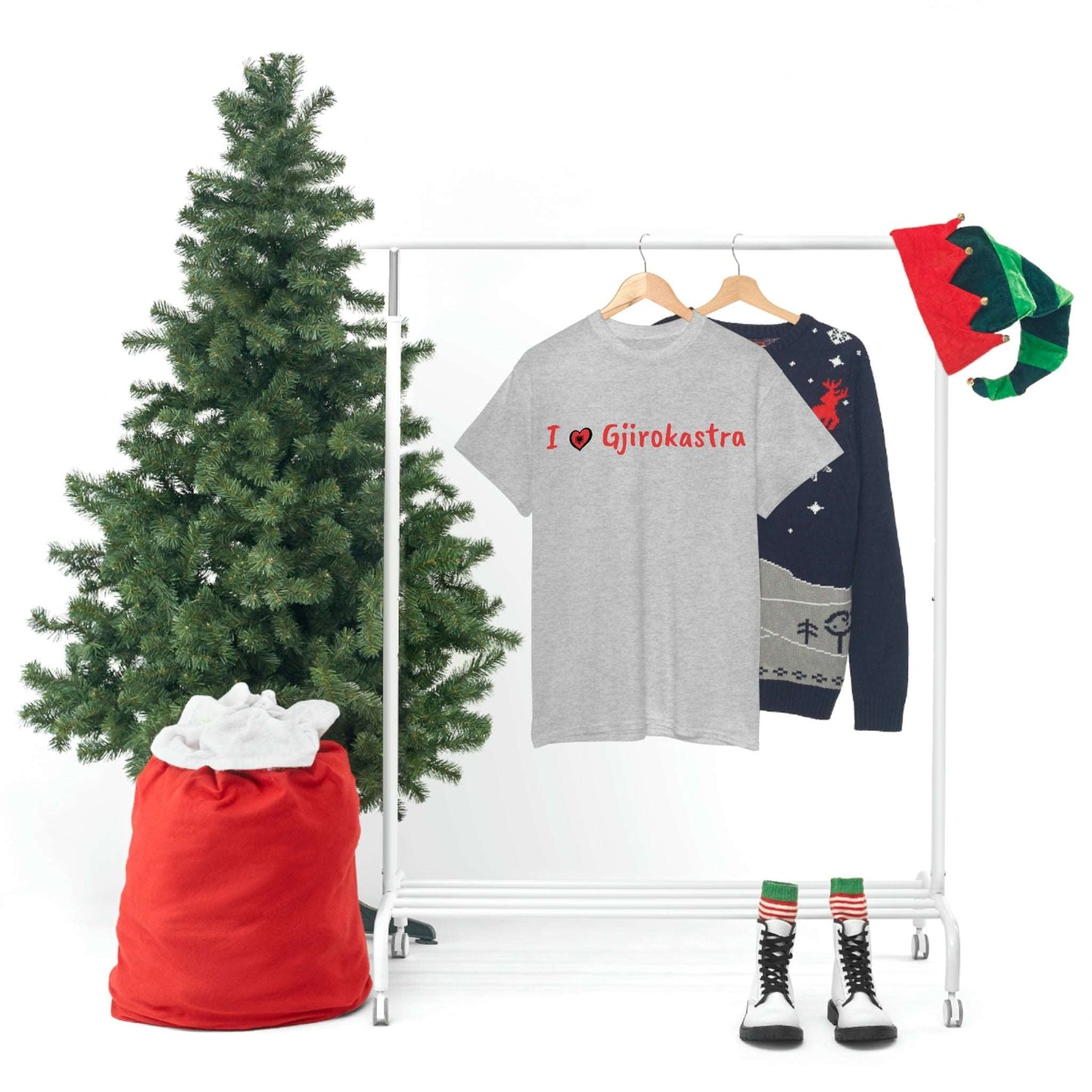 I Love Gjirokastra Cotton T-Shirt for Women/Men