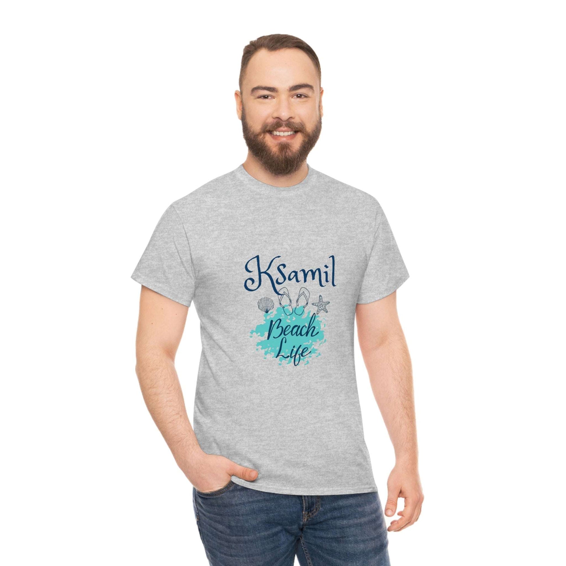I Love Beach Life Ksamil Women/Men Cotton T-Shirt