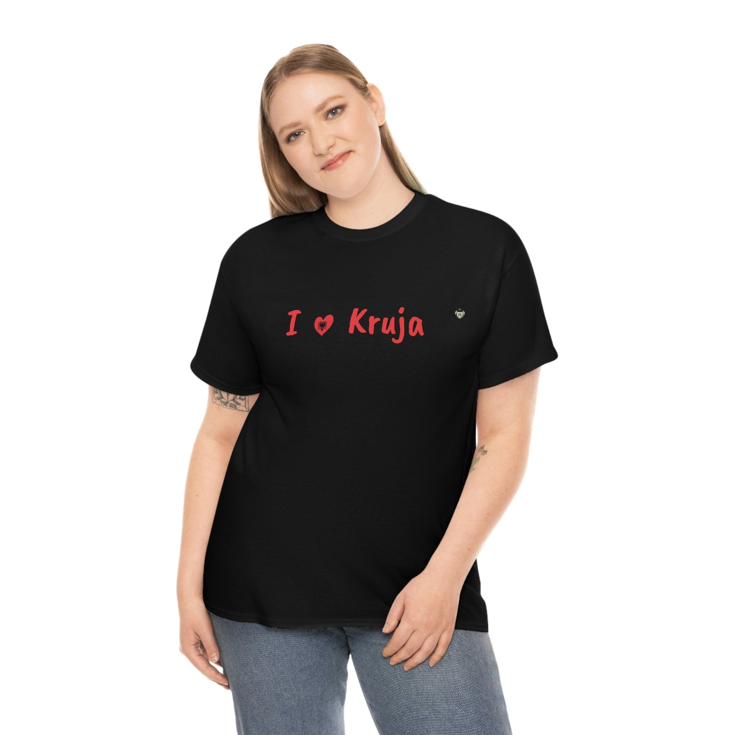 I Love Kruja Cotton T-Shirt for Women/Men