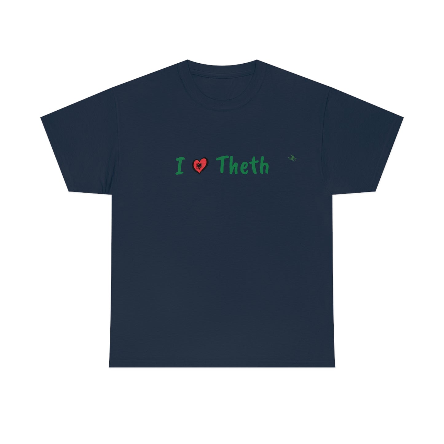 I Love Theth, Cotton T-Shirt for Women/Men