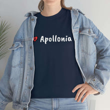 Load image into Gallery viewer, I Love Apollonia Cotton T-Shirt for Women/Men

