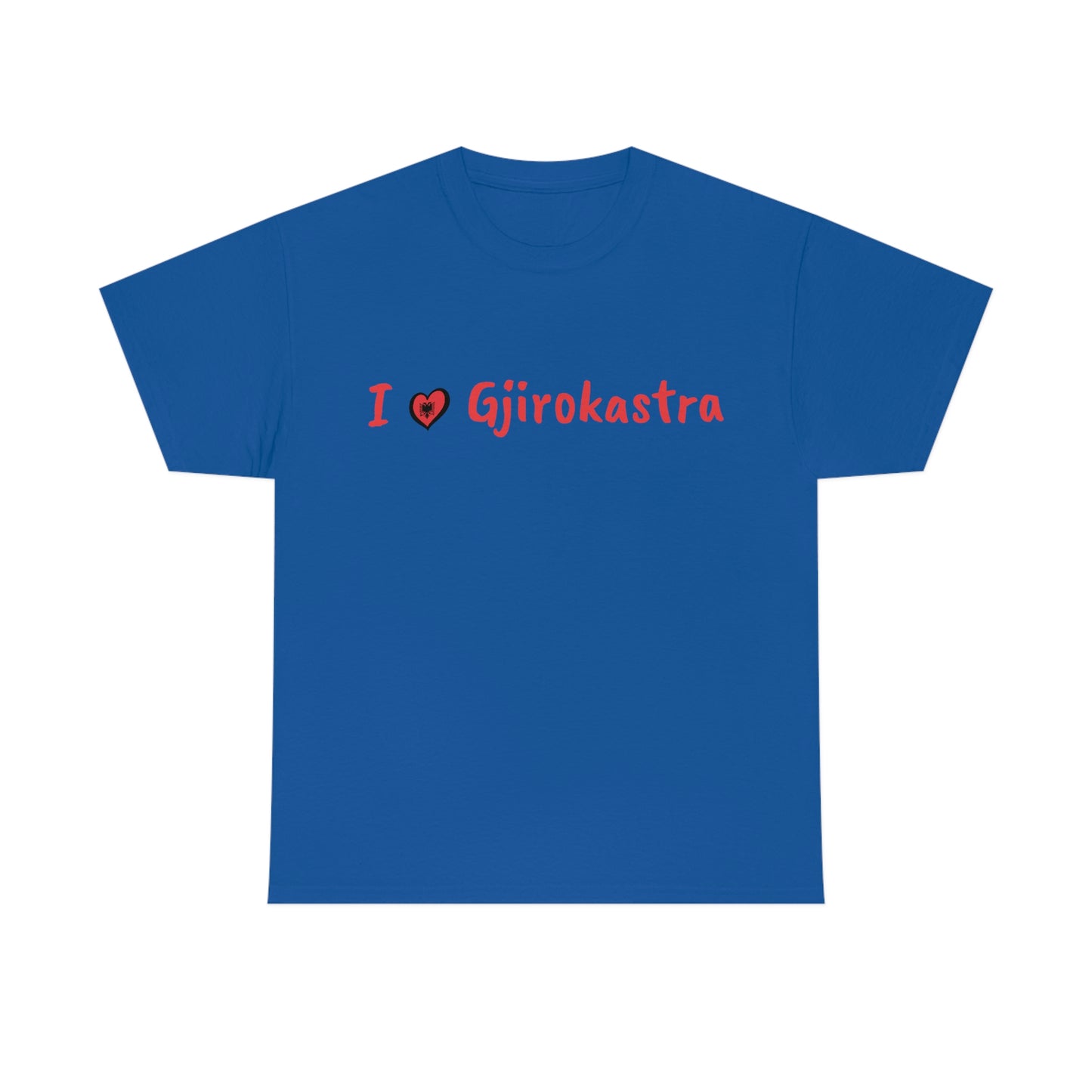 I Love Gjirokastra Cotton T-Shirt for Women/Men