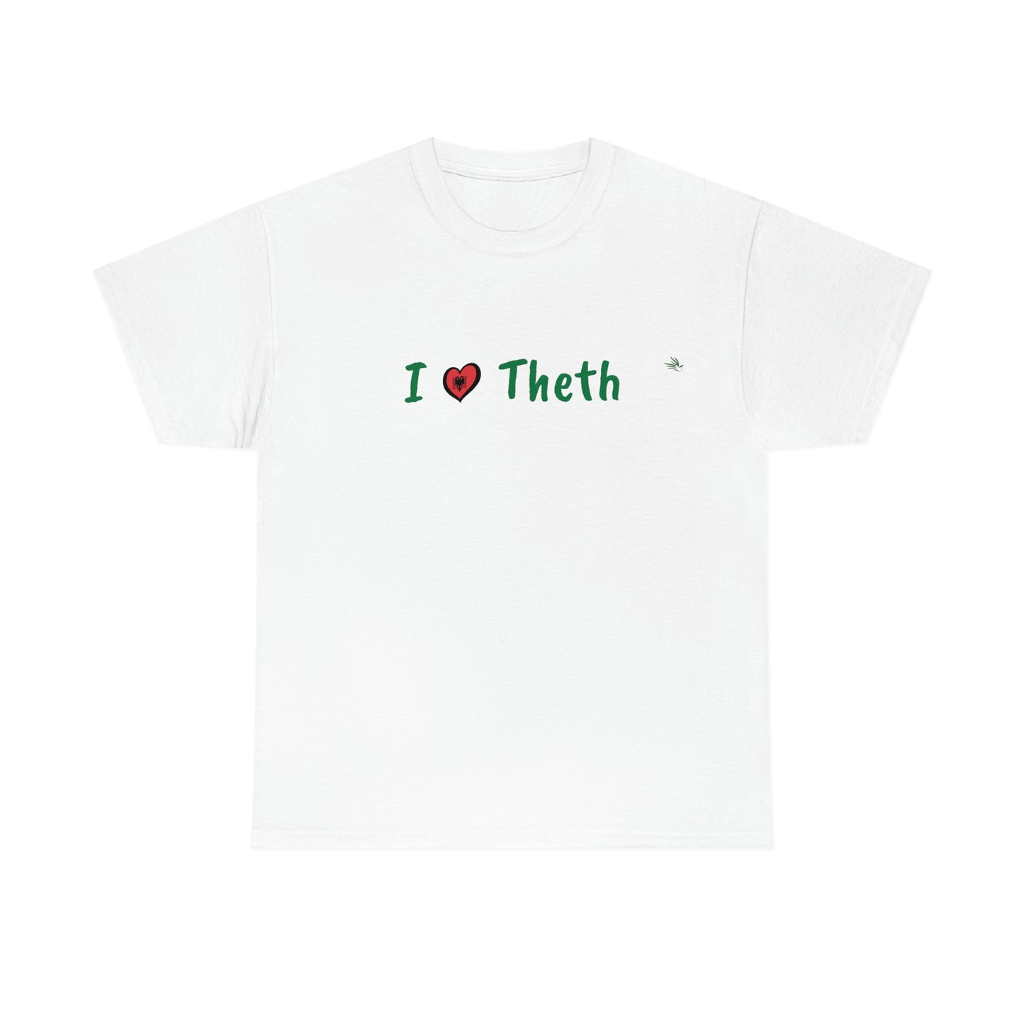 I Love Theth, Cotton T-Shirt for Women/Men