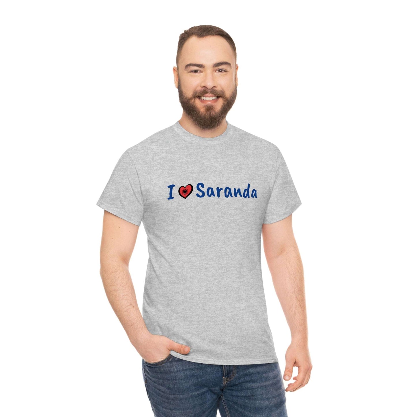 I Love Saranda Cotton T-Shirt for Women/Men