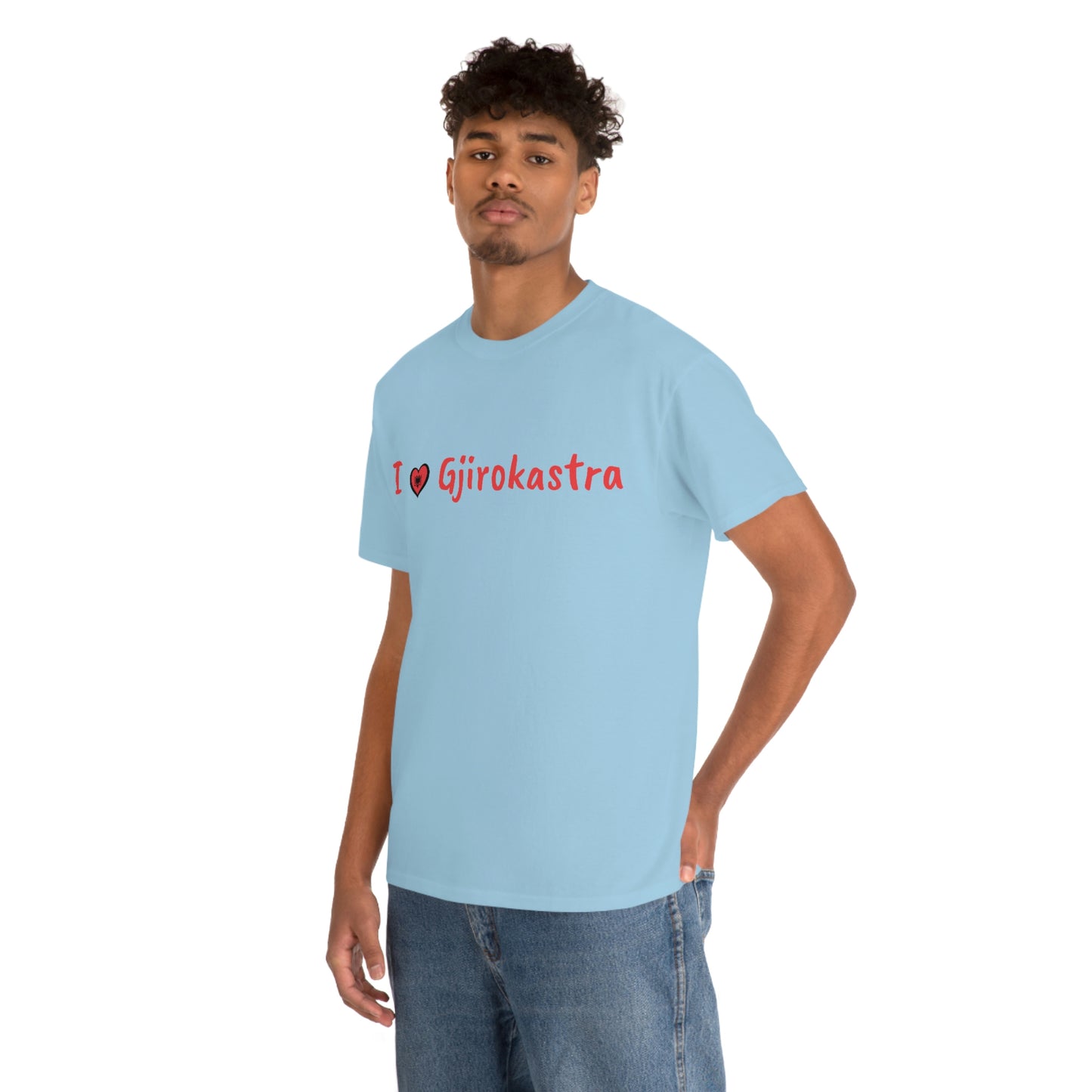 I Love Gjirokastra Cotton T-Shirt for Women/Men