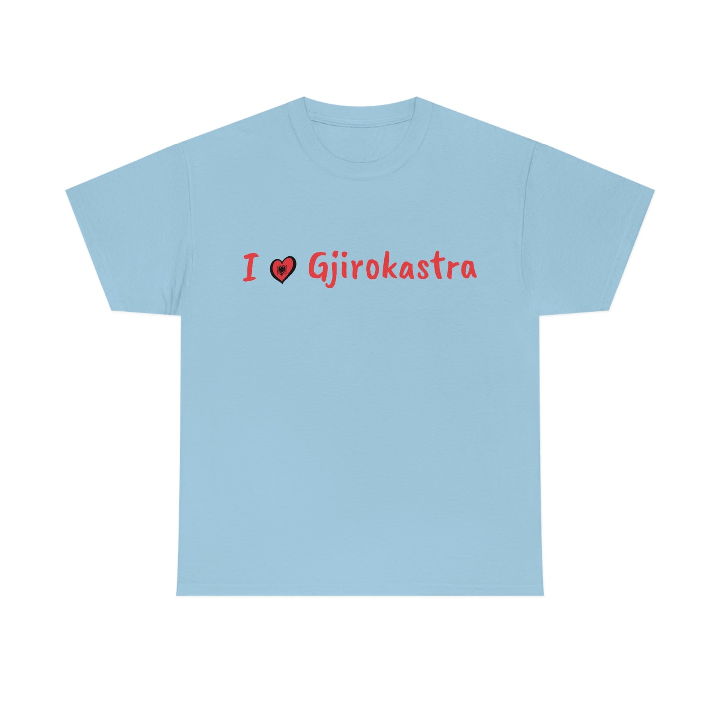 I Love Gjirokastra Cotton T-Shirt for Women/Men