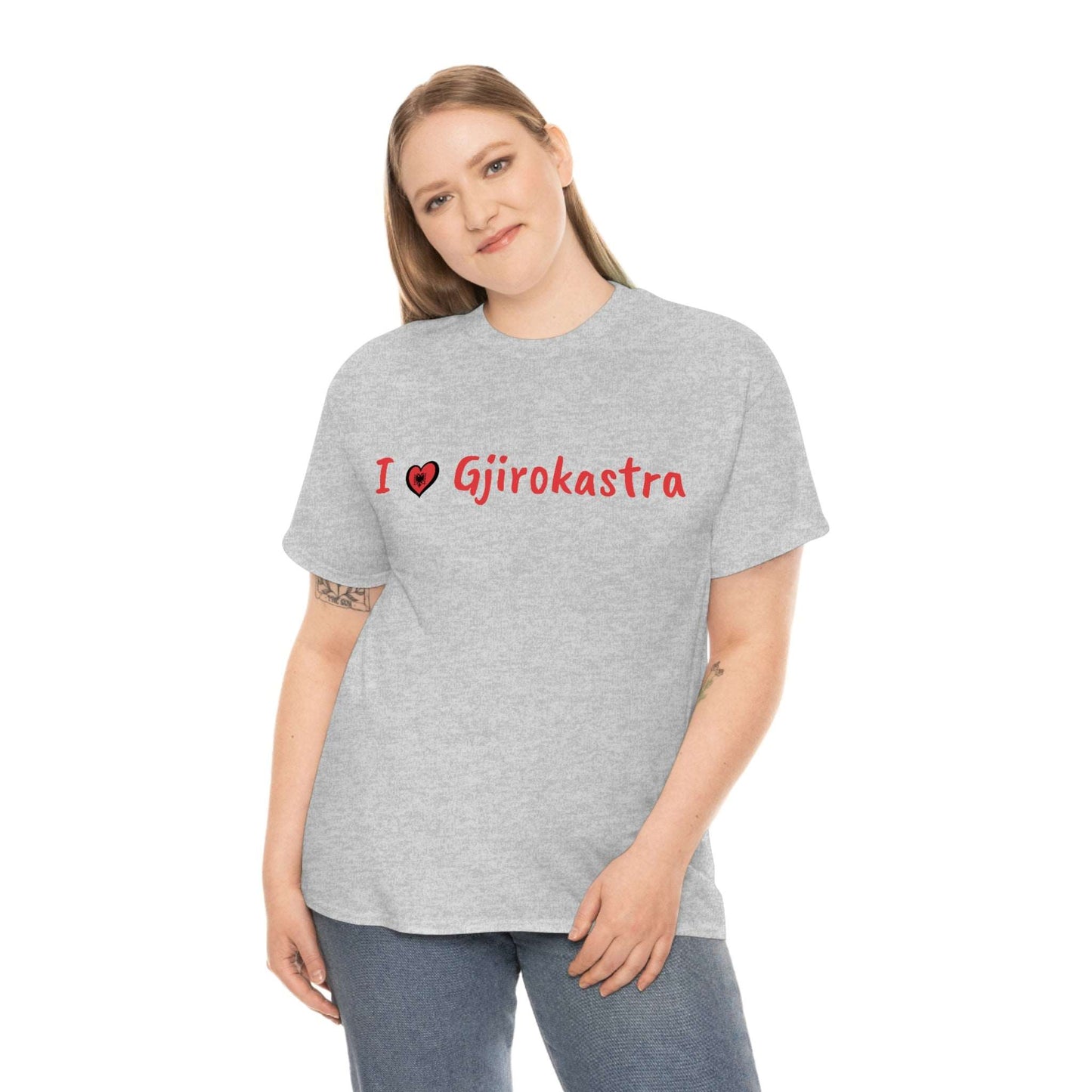 I Love Gjirokastra Cotton T-Shirt for Women/Men