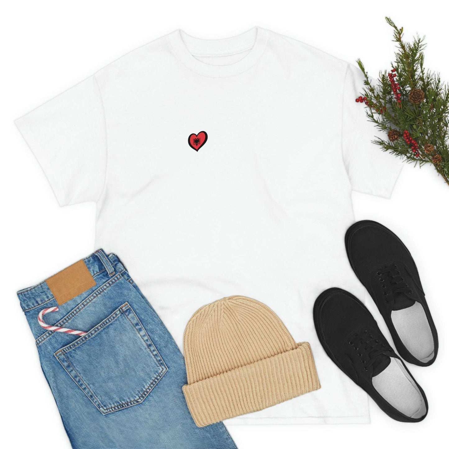 I Love Berat Cotton T-Shirt for Women/Men