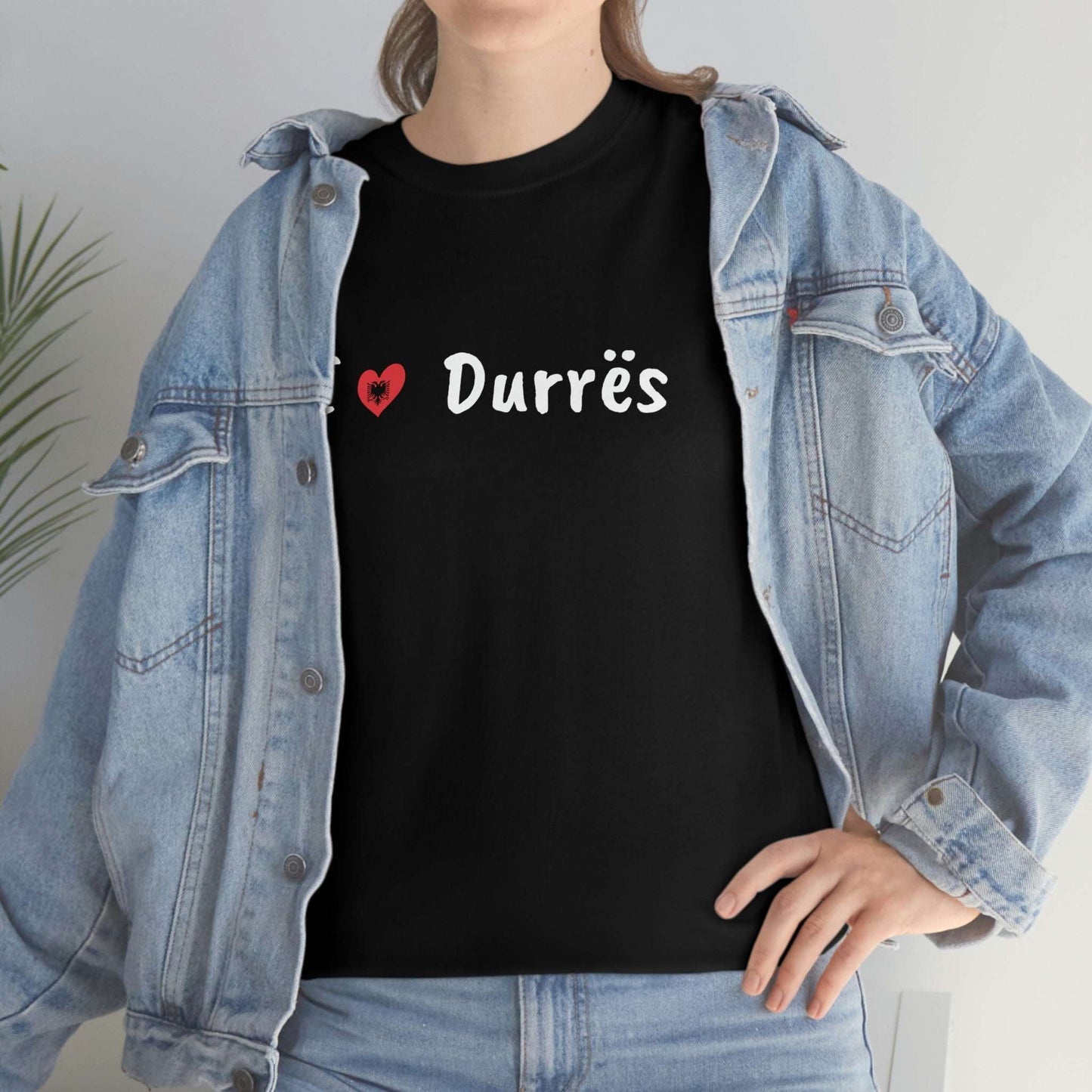 I Love Durres Cotton T-Shirt for Women/Men