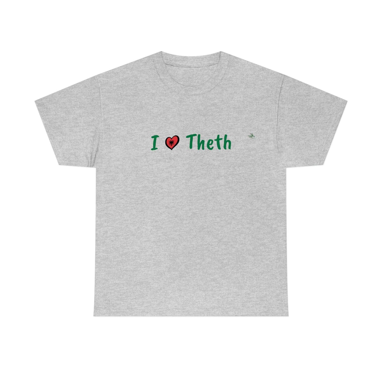 I Love Theth, Cotton T-Shirt for Women/Men