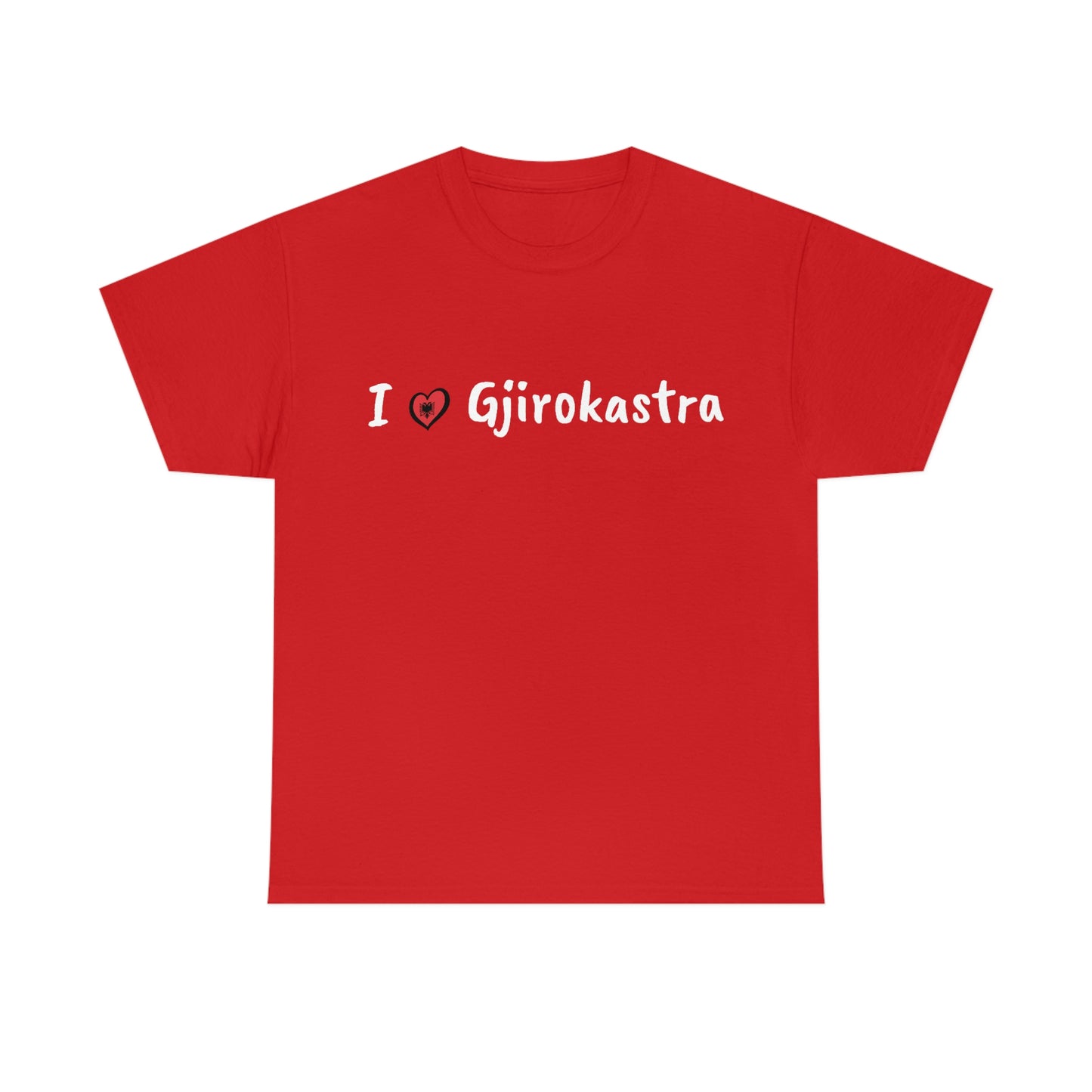 I Love Gjirokastra Cotton T-Shirt for Women/Men