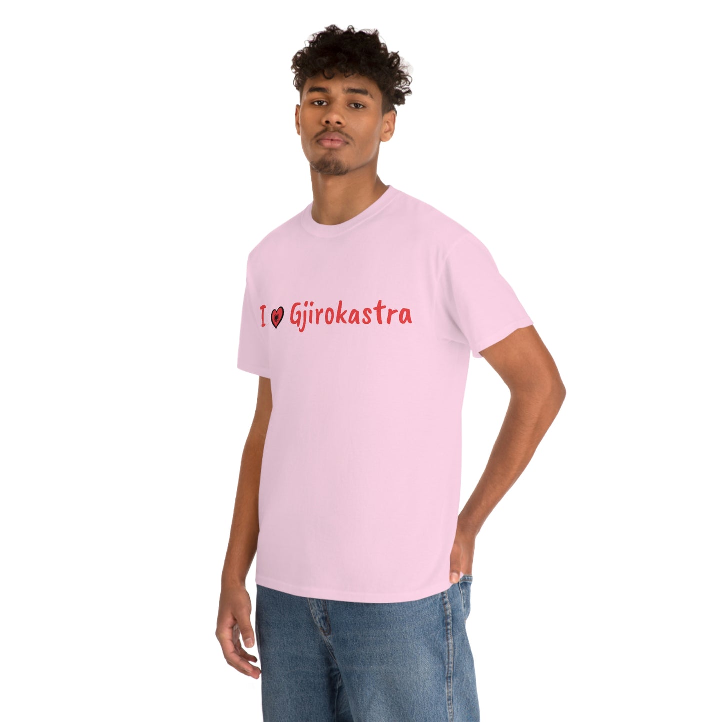 I Love Gjirokastra Cotton T-Shirt for Women/Men