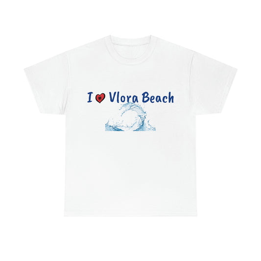 I Love Vlora Cotton T-Shirt for Women/Men