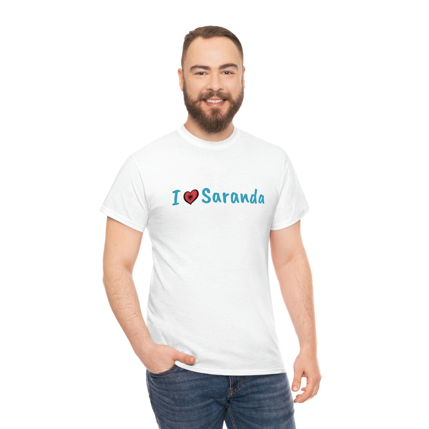 J'aime Saranda T-shirt en coton pour femmes/hommes