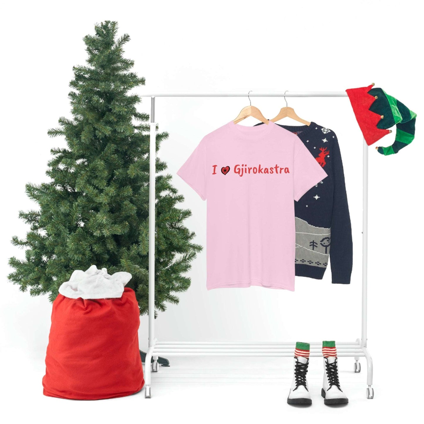 I Love Gjirokastra Cotton T-Shirt for Women/Men