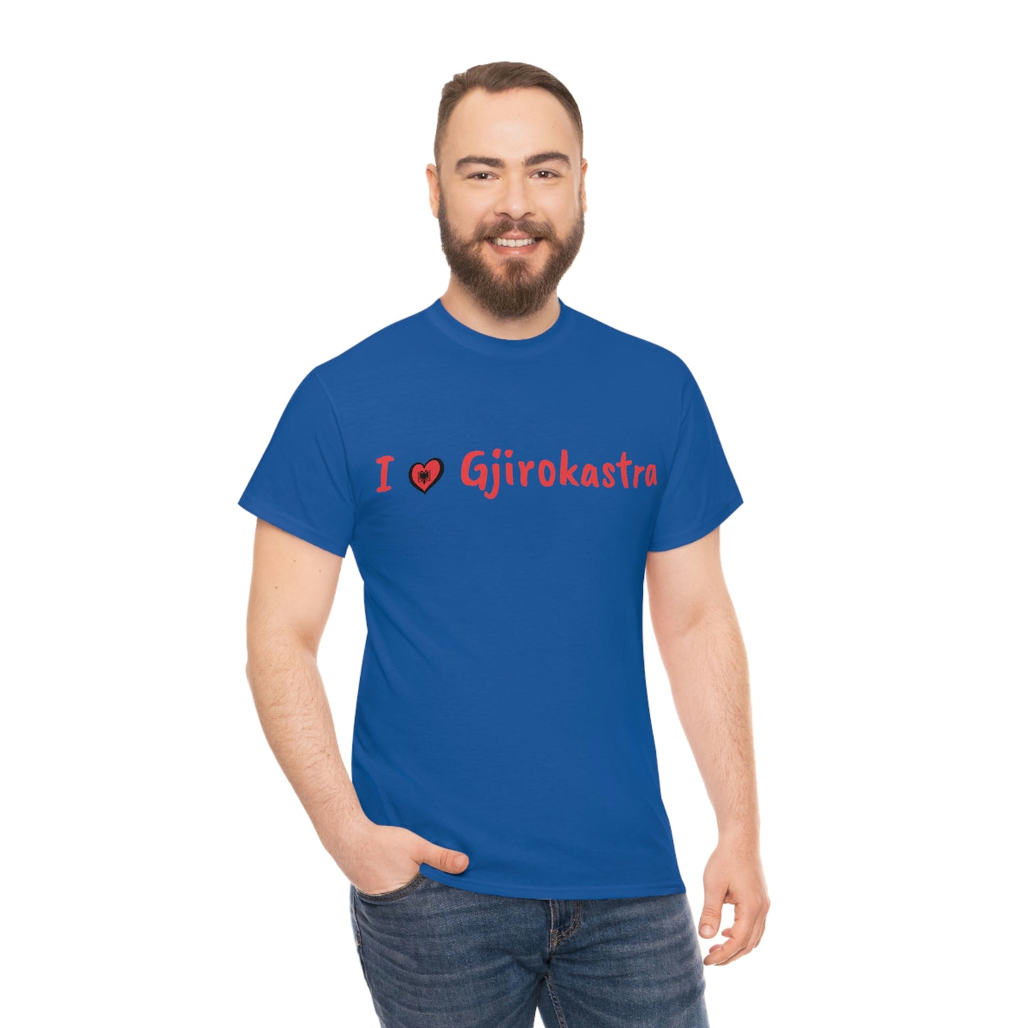 I Love Gjirokastra Cotton T-Shirt for Women/Men