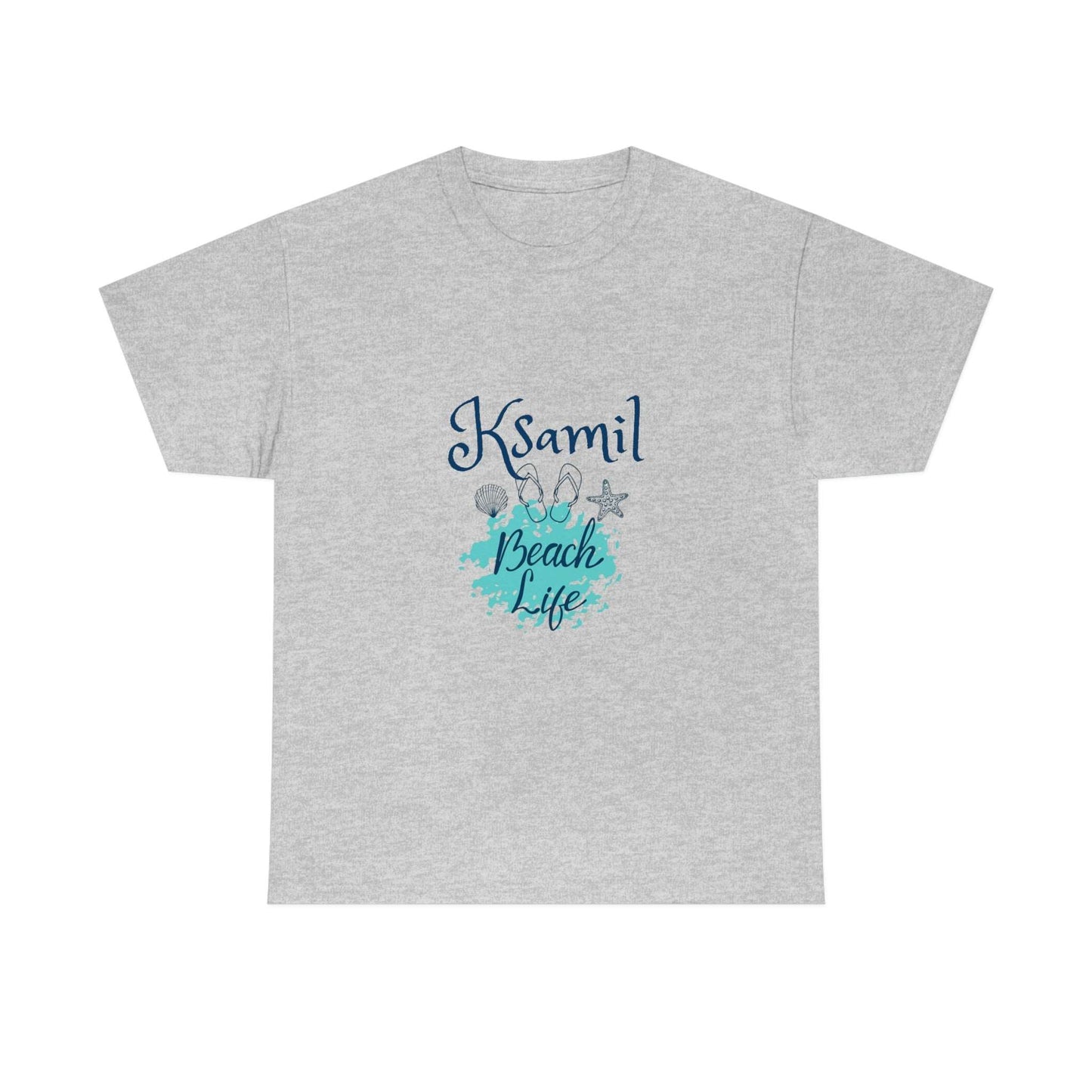 I Love Beach Life Ksamil Women/Men Cotton T-Shirt