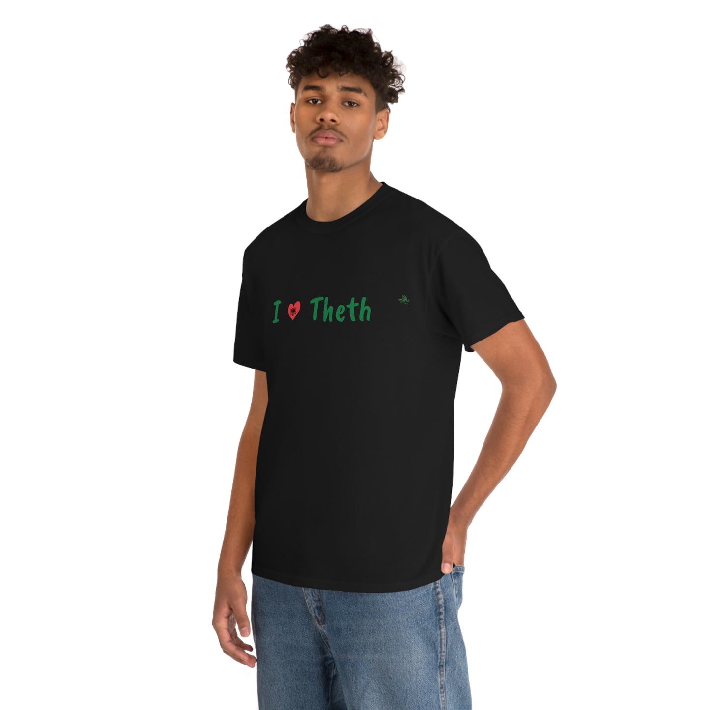 I Love Theth, Cotton T-Shirt for Women/Men
