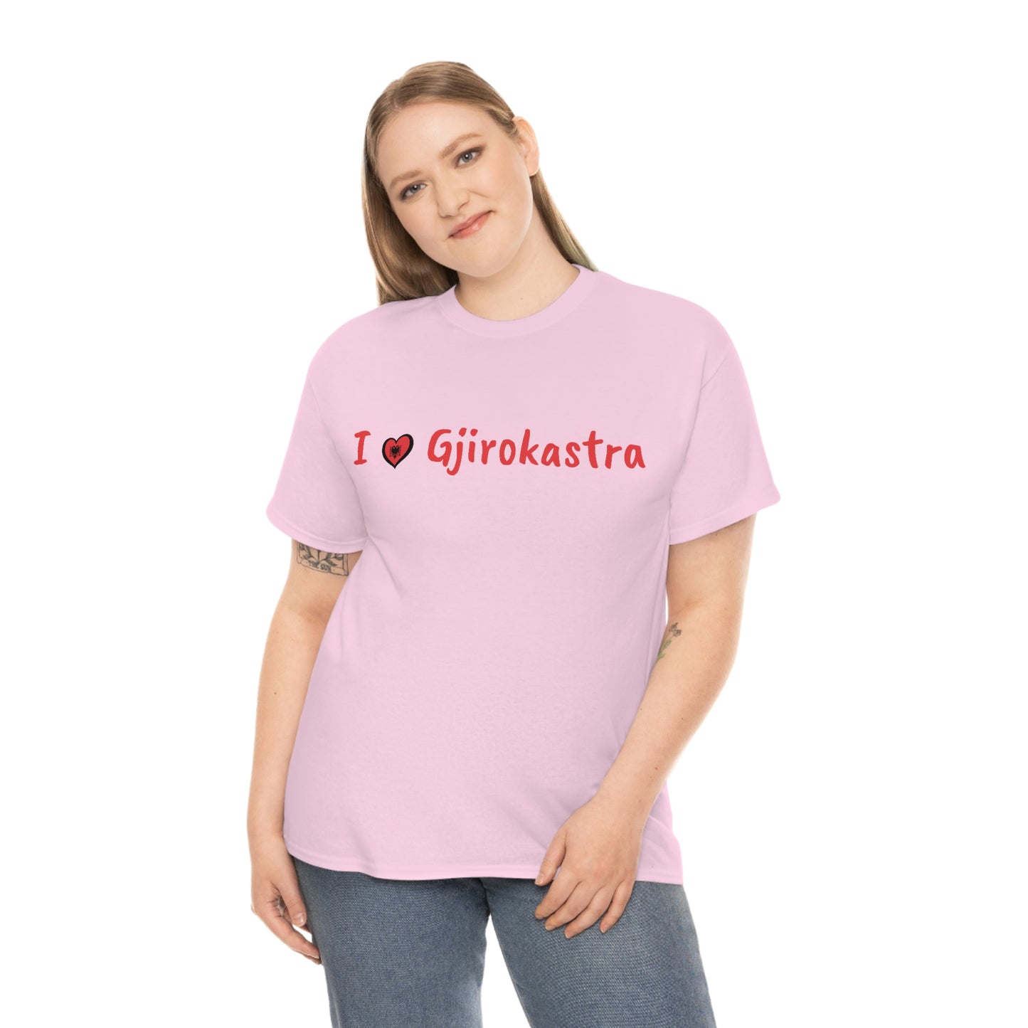 I Love Gjirokastra Cotton T-Shirt for Women/Men