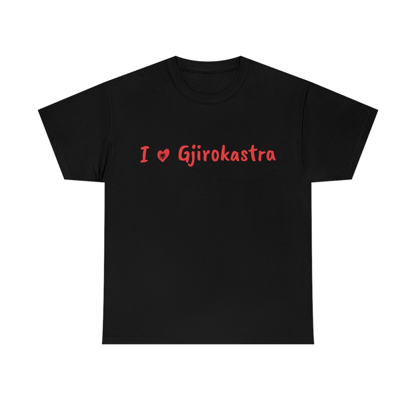 I Love Gjirokastra Cotton T-Shirt for Women/Men