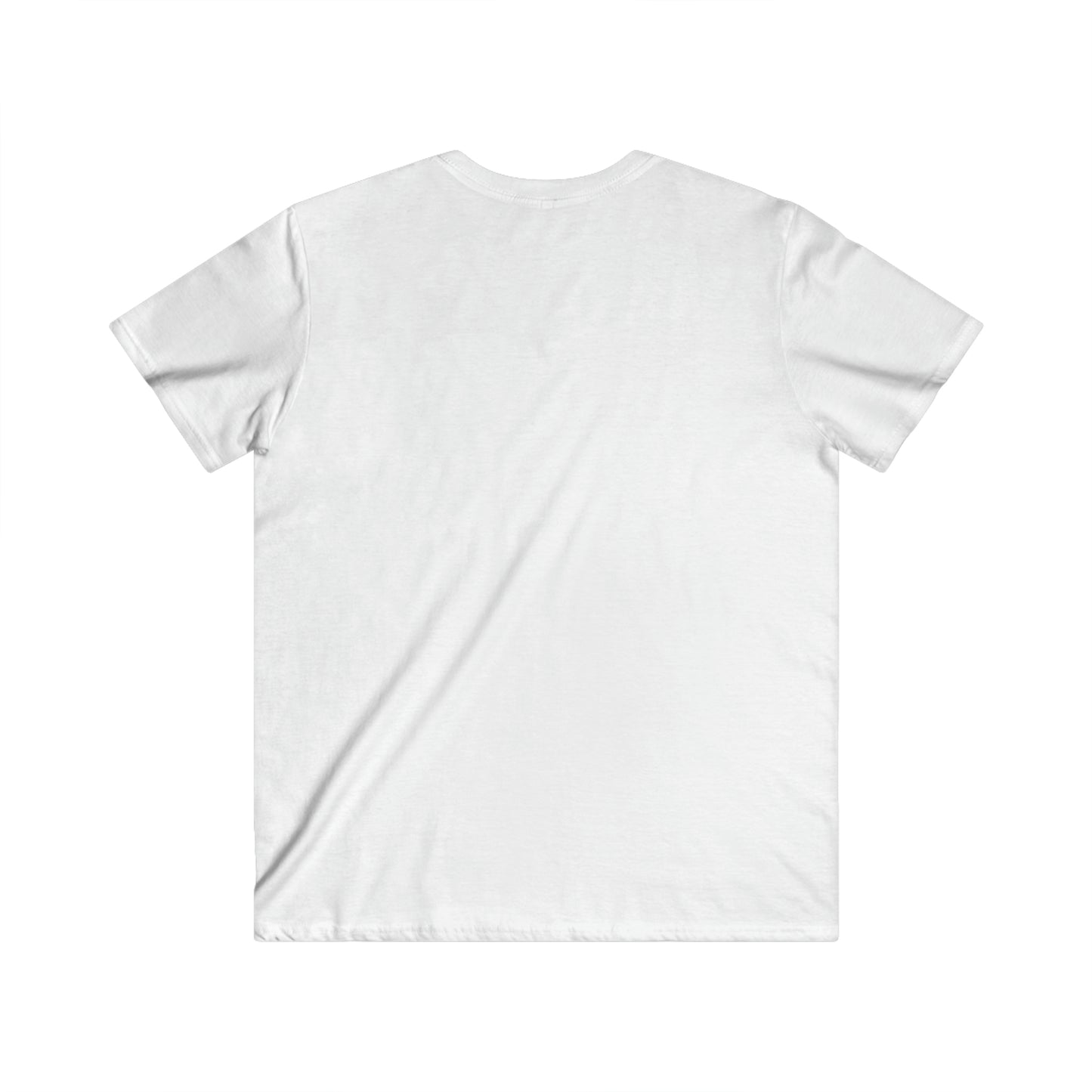 Tailliertes Kurzarm-T-Shirt für Herren mit V-Ausschnitt 