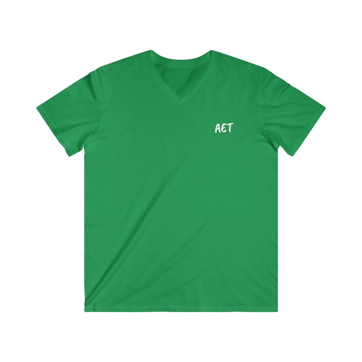 Tailliertes Kurzarm-T-Shirt für Herren mit V-Ausschnitt 