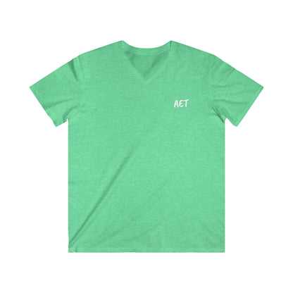 Men's Fitted V-Neck Short Sleeve Tee