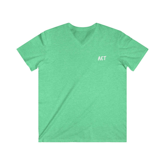 Men's Fitted V-Neck Short Sleeve Tee
