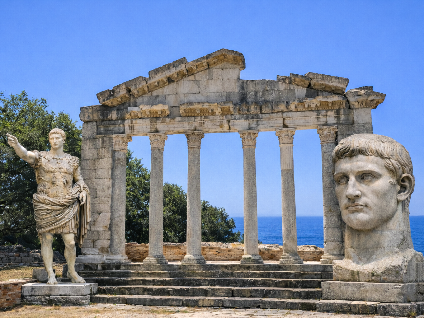 Apollonia & Karavasta Lagoon Full-Day Private Tour