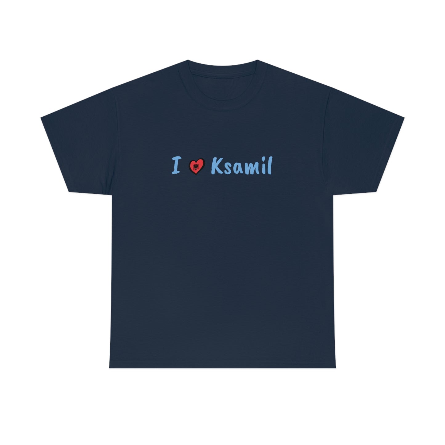 I Love Ksamil Cotton T-Shirt for Women/Men