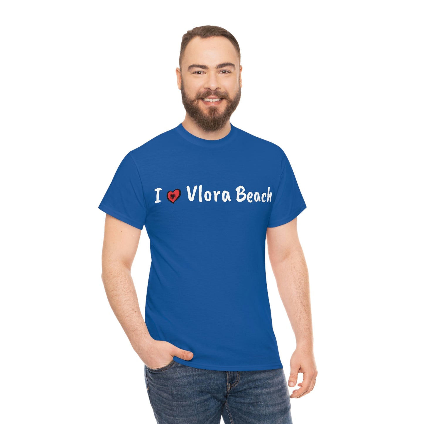I Love Vlora Cotton T-Shirt for Women/Men