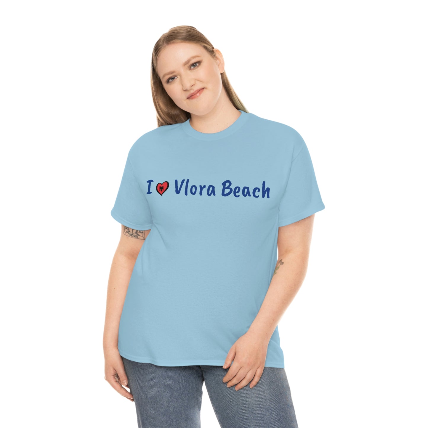I Love Vlora Cotton T-Shirt for Women/Men