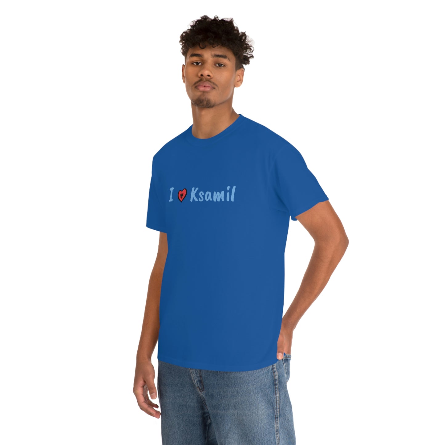 I Love Ksamil Cotton T-Shirt for Women/Men