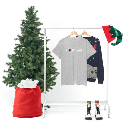 I Love Ksamil Cotton T-Shirt for Women/Men