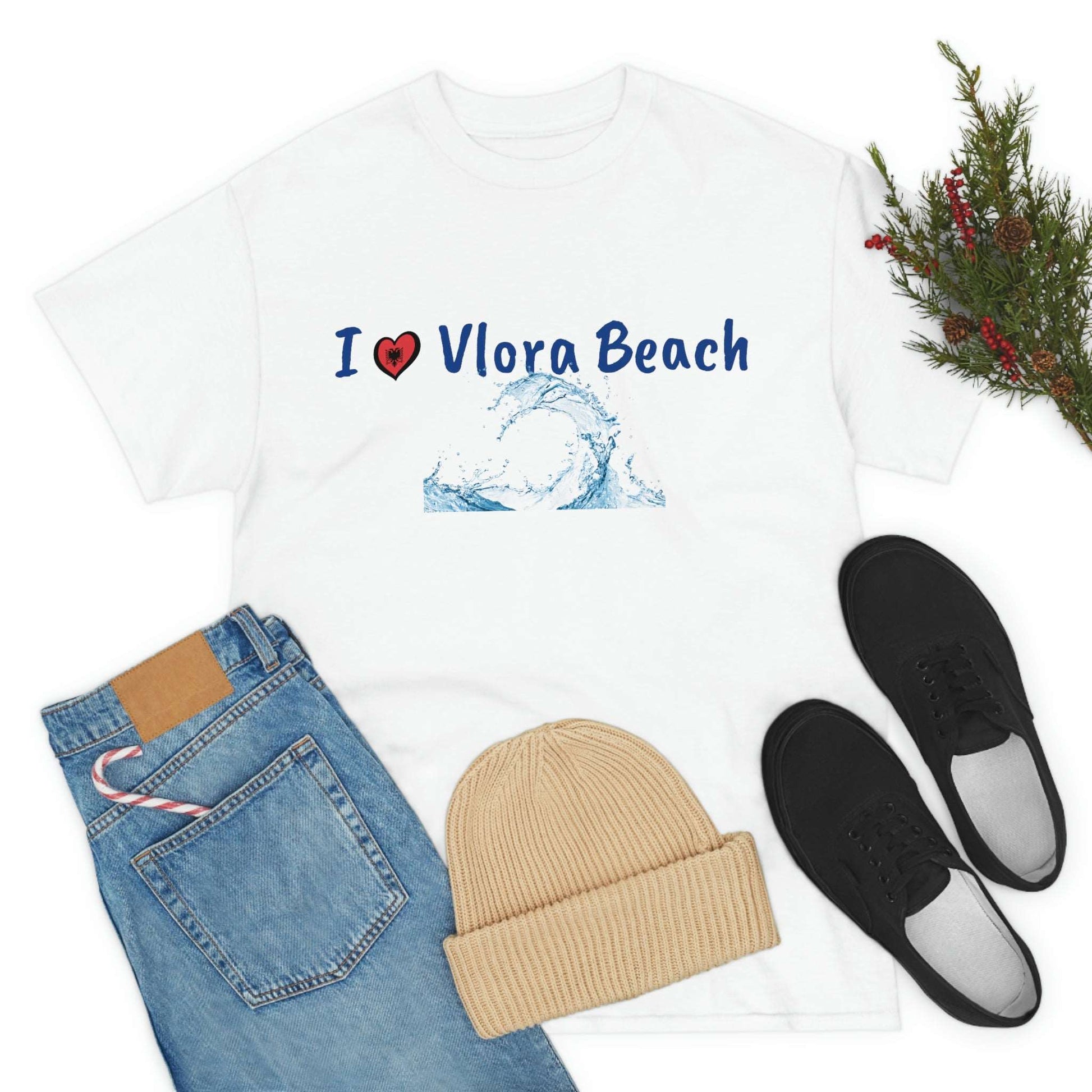 I Love Vlora Cotton T-Shirt for Women/Men