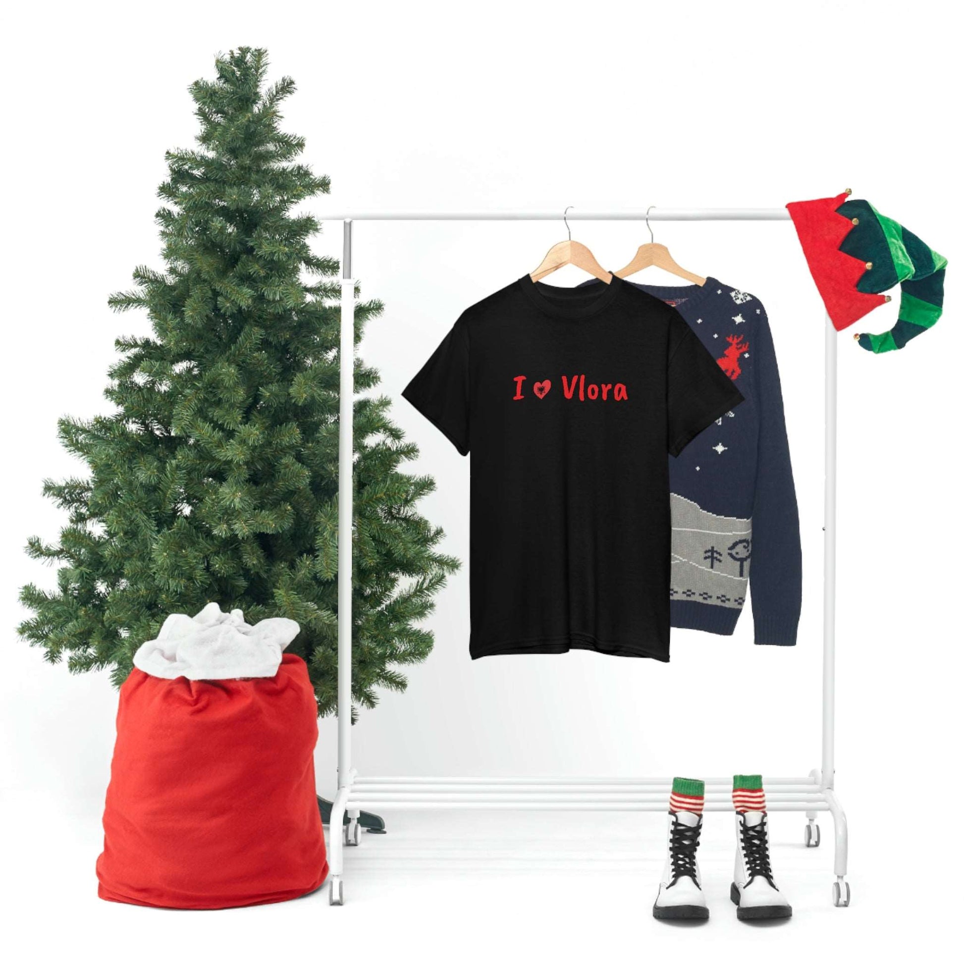 I Love Vlora Cotton T-Shirt for Women/Men