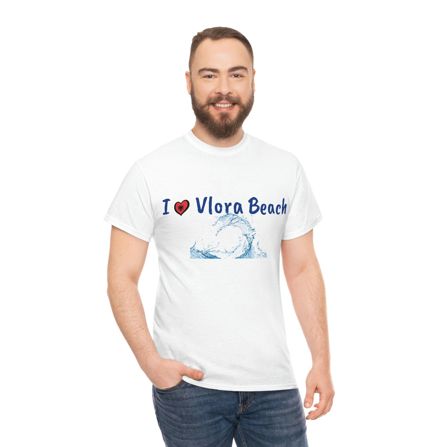 I Love Vlora Cotton T-Shirt for Women/Men